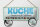 Blechschild Hinweis 27x10 cm Küche Eintritt nur für Hilfsbereite blaues Schild