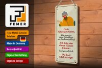 Blechschild Spruch 27x10 cm liebe Schwiegermama spar mir deine Ratschläge Schild