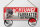 Blechschild Spruch 27x10 cm Achtung Farbratte auf Patrouille Deko Schild