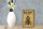 Holzschild Hinweis 12x18cm Bee happy  Biene Honig Imkerei