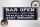 Holzschild Hinweis 27x10 cm Bar open whatever you bring Deko Schild
