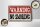 Holzschild Hinweis 18x12cm Warning no smoking