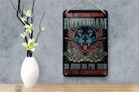 Blechschild Tattoo 12x18cm Rotterdam Convention 20 june