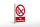 Holzschild Warnschild 12x18cm No Smoking