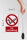 Holzschild Warnschild 12x18cm No Smoking
