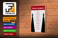 Holzschild Spruch 12x18cm Kölsches Grundgesetz