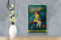 Blechschild Retro 12x18cm Pinup exclusive party gentlemen