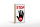 Holzschild Hinweis 12x18cm  Stop Hand (s/w/r)