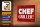 Holzschild Spruch 18x12cm Chef Griller rotes