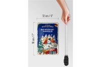 Blechschild Weihnachtsgrüße BAD NEUENAHR-AHRWEILER Geschenk  12x18cm