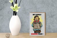 Holzschild Spruch 12x18cm My lovely Mr Singing Club