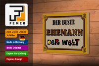 Holzschild Spruch 18x12 cm der beste Ehemann der Welt