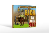 Holzschild Alkohol 18x12 cm Schönste auf dieser Welt...
