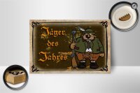 Holzschild Jagd 18x12 cm Jäger des Jahres Abenteuer