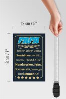 Holzschild Spruch 12x18cm Papa Berater Lehrer Freund immer