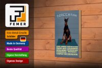 Holzschild Spruch 12x18cm Dobermann lernt schnell Hund