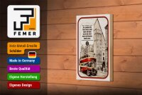 Holzschild Spruch 12x18cm London City Tour 1931-1962