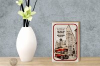 Holzschild Spruch 12x18cm London City Tour 1931-1962