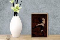 Holzschild Retro 12x18cm Pennsylvania Baseball April 8th