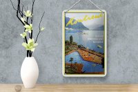 Blechschild Reise 12x18 cm Montreaux Suisse Schweiz Deko Schild