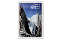 Blechschild Reise 12x18 cm France Chamonix Mt. Blanc Berge Deko Schild