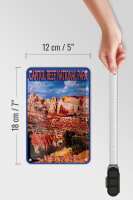 Blechschild Reise 12x18 cm Utah Capitol Reef National Park Deko Schild