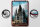 Blechschild Reise 12x18 cm Barcelona Kathedrale Deko Schild