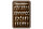 Blechschild Hinweis 12x18 cm Fingeralphabet von A bis Z Deko Schild