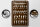 Blechschild Hinweis 12x18 cm Fingeralphabet von A bis Z Deko Schild