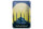 Blechschild Reise 12x18 cm Istanbul bei Nacht Mond Moschee Deko Schild