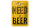 Blechschild Alkohol 12x18 cm All you need is beer Deko Schild