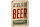 Blechschild Alkohol 12x18 cm free beer tomorrow Deko Schild