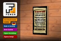 Holzschild Spruch 12x18cm wir sind eine Familie zusammen