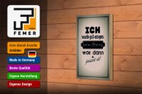 Holzschild Spruch 12x18cm ich gut erzogen dann passiert