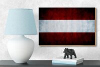 Holzschild Flagge 18x12cm Österreich Fahne