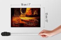 Holzschild Spruch 18x12cm Cuba Zigarre Rum Havanna