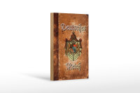 Holzschild Bayern 12x18cm Deutsches Reich Wappen