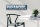Blechschild Hinweis 46x10 cm Papamobil blaues Deko Schild