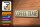 Blechschild Hinweis 46x10 cm Coffee time beige Deko Schild