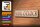 Blechschild Hinweis 46x10 cm Wine o´clock beige Deko Schild