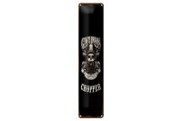 Blechschild Hinweis 46x10 cm Gentlemans Chopper Motorrad...