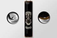 Blechschild Hinweis 46x10 cm Gentlemans Chopper Motorrad...