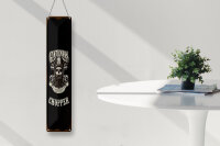 Blechschild Hinweis 46x10 cm Gentlemans Chopper Motorrad Schild