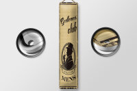 Blechschild Hinweis 46x10 cm Gentlemen´s Club only...