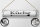 Blechschild Hinweis 46x10 cm Küche Pfeil links Schnörkel Deko Schild