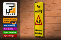 Blechschild Hinweis 46x10 cm Fahr Vorsichtig Es könnte dein Kind sein Schild