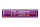 Blechschild Hinweis 46x10 cm 18 Jahre 17 Jahre lila Ortsschild