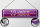 Blechschild Hinweis 46x10 cm 18 Jahre 17 Jahre lila Ortsschild