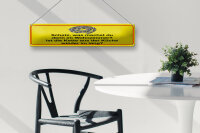 Blechschild Spruch 46x10 cm Ist die kette aus der Küche wieder zu lang Schild