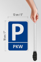 Holzschild Parken 12x18cm PKW Parkplatz Wanddeko